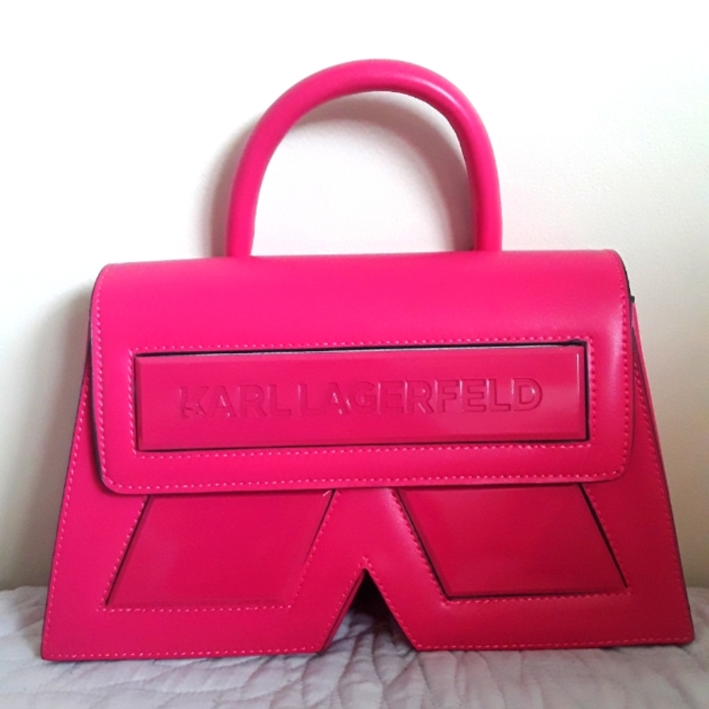 KARL LAGERFELD HOT PINK HANDBAG